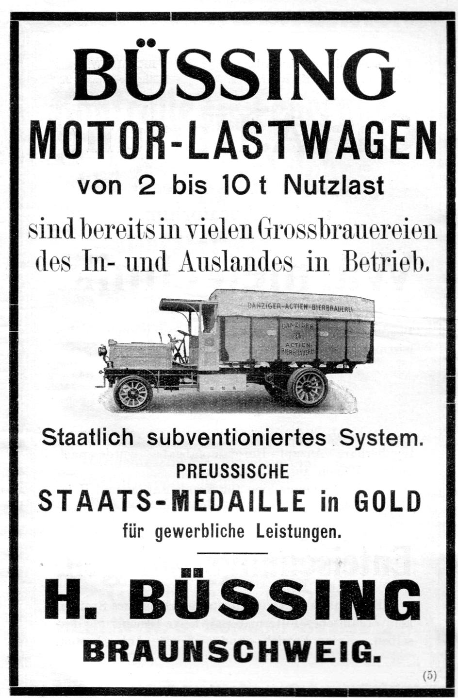 Buessing LKW Vorkrieg