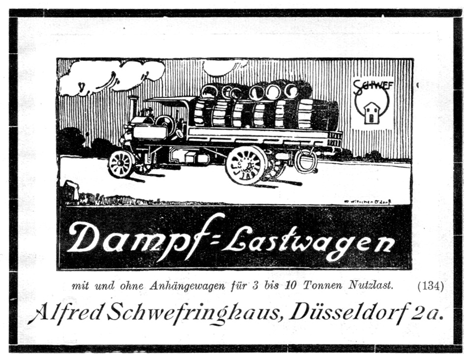 Dampflastwagen